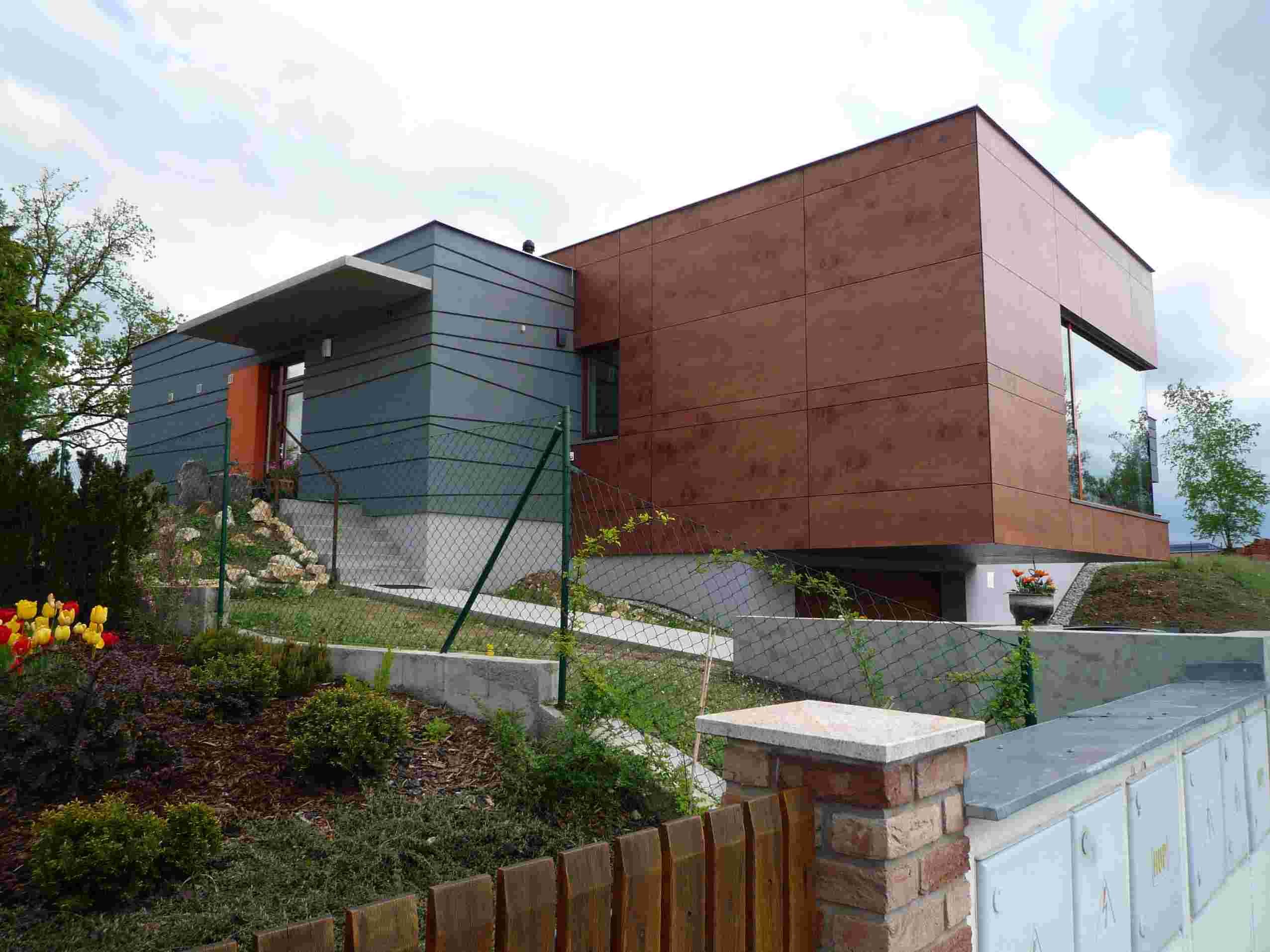 Barevná moderní fasáda