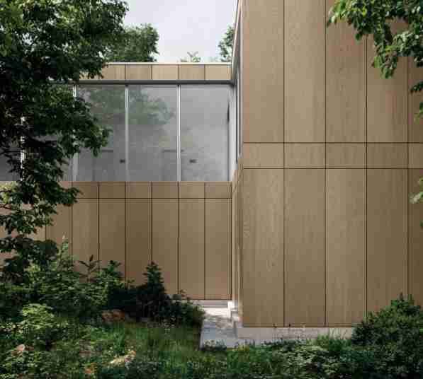 Fasáda Parklex Prodema s příběhem přírody