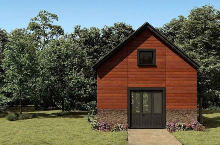 Fasáda Parklex Nature Siding na venkovní terase Fasáda Parklex Nature Siding na venkovní terase